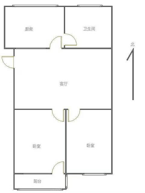 精装1楼带露台 63平48万 来鹤小区